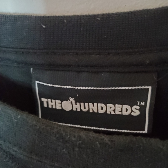 The Hundreds Mini Bomb Print Black French Terry Sweatshirt L - Picture 3 of 4